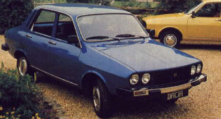 blauer alter Dacia