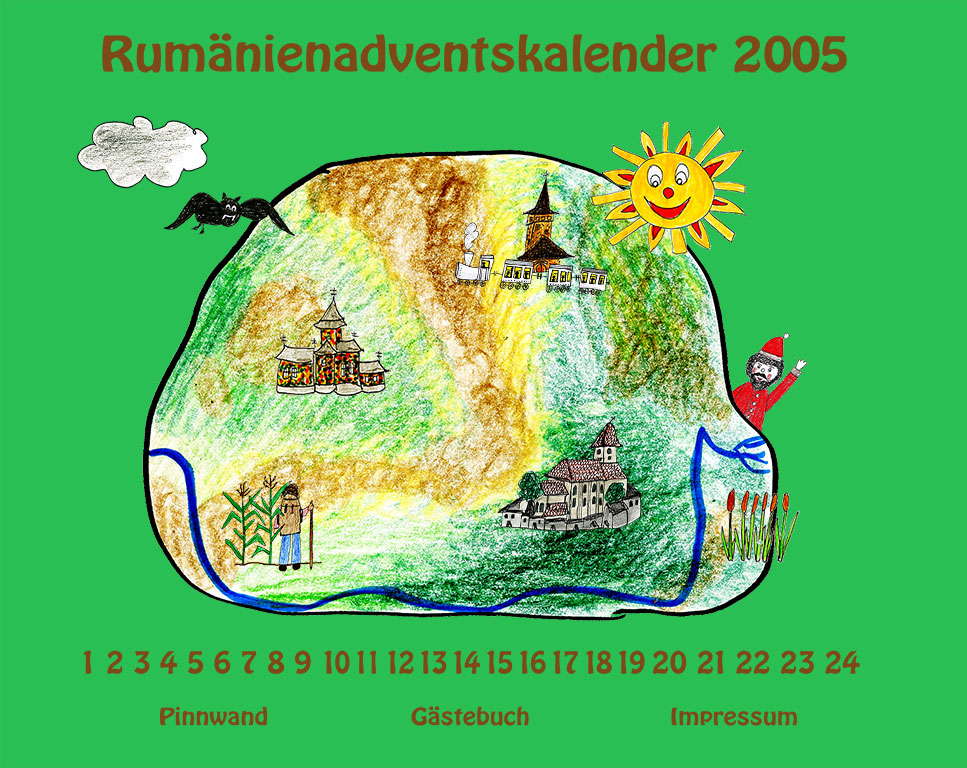 Landkarte von Rumänien