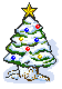 glitzernde Weihnachtsbaum