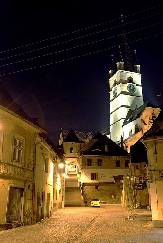 Stadtfotos bei Nacht