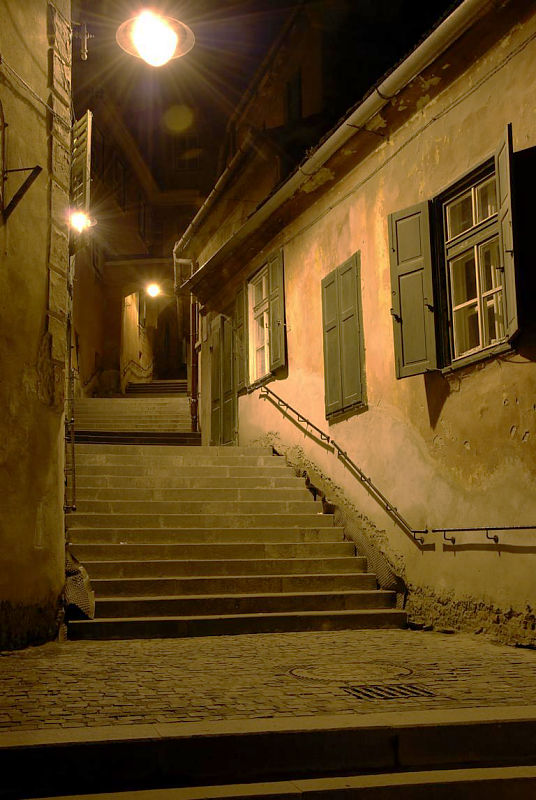Stadtfotos bei Nacht