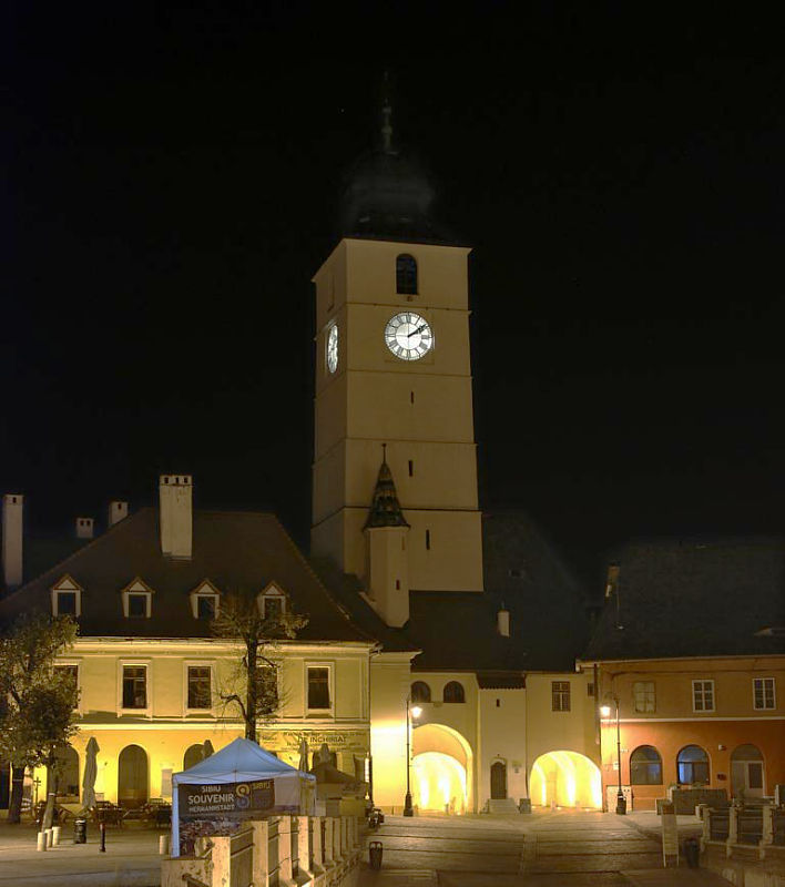 Stadtfotos bei Nacht