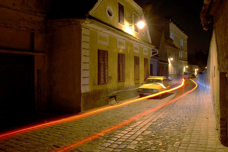 Stadtfotos bei Nacht