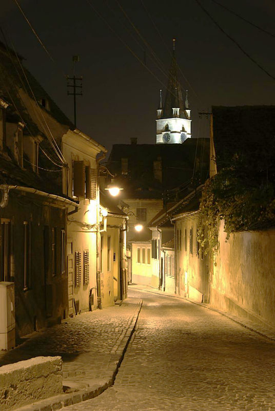 Stadtfotos bei Nacht