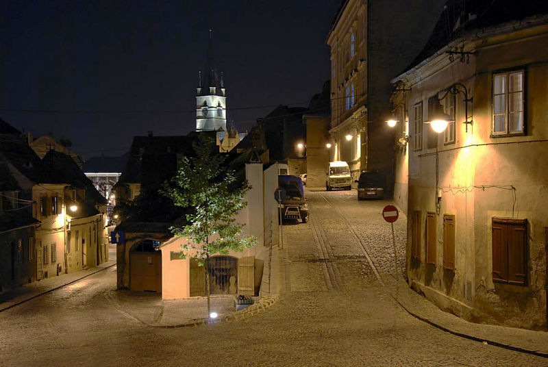 Stadtfotos bei Nacht