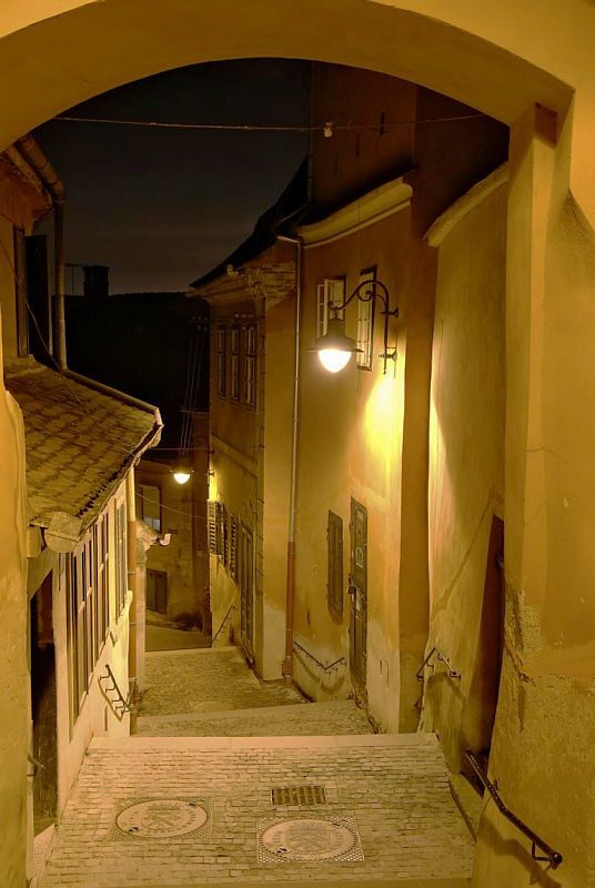 Stadtfotos bei Nacht