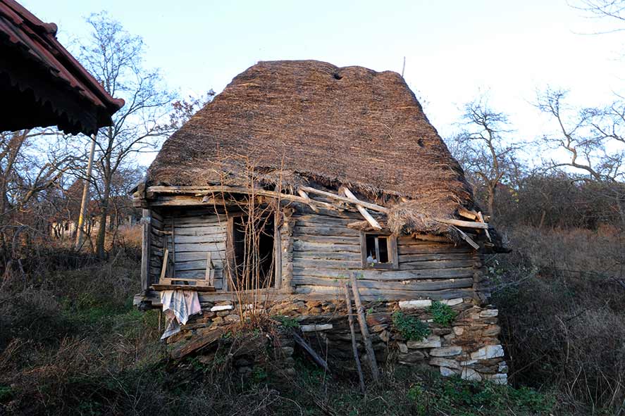 verfallenes Haus