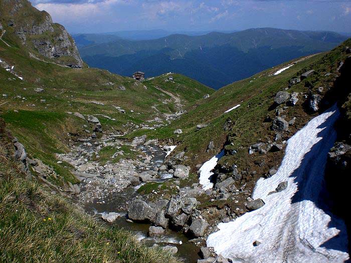 Berglandschaft mit Schnee