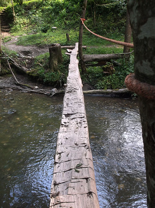 Holzbrücke