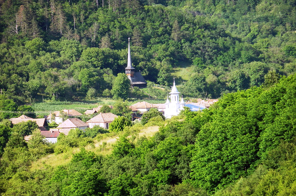 Klostergeländer von oben