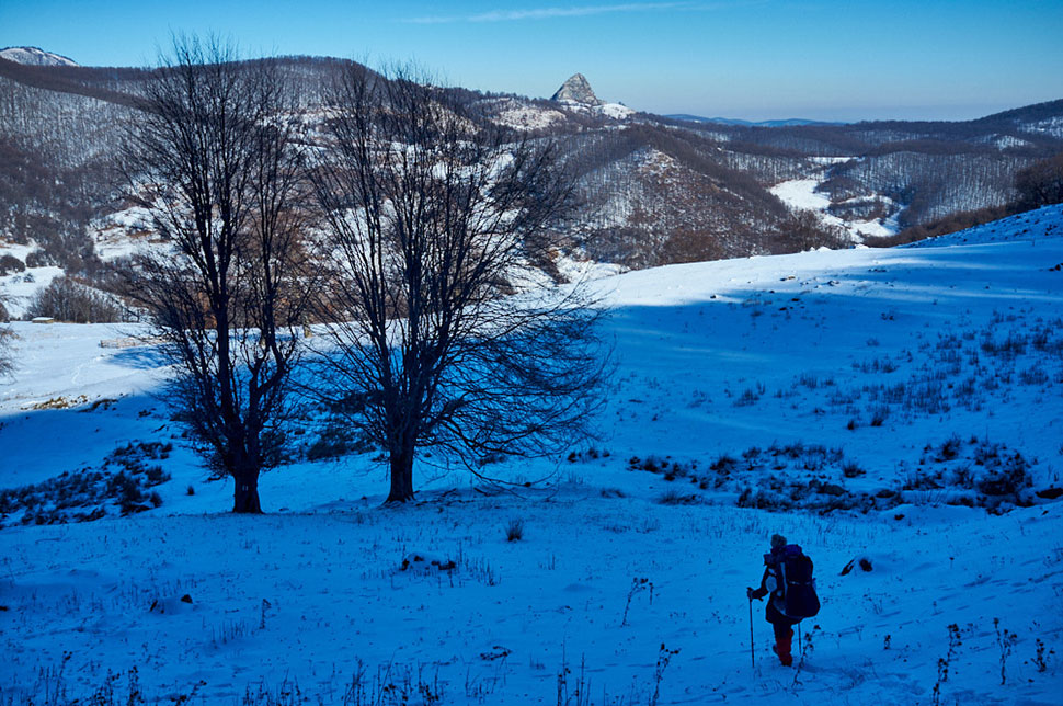 Wandern im Schnee