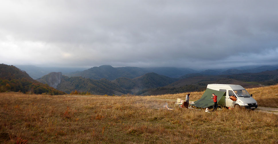 Camping im Gebirge