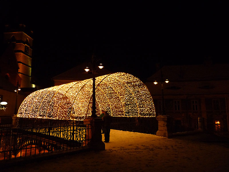 beleuchtete Lügenbrücke