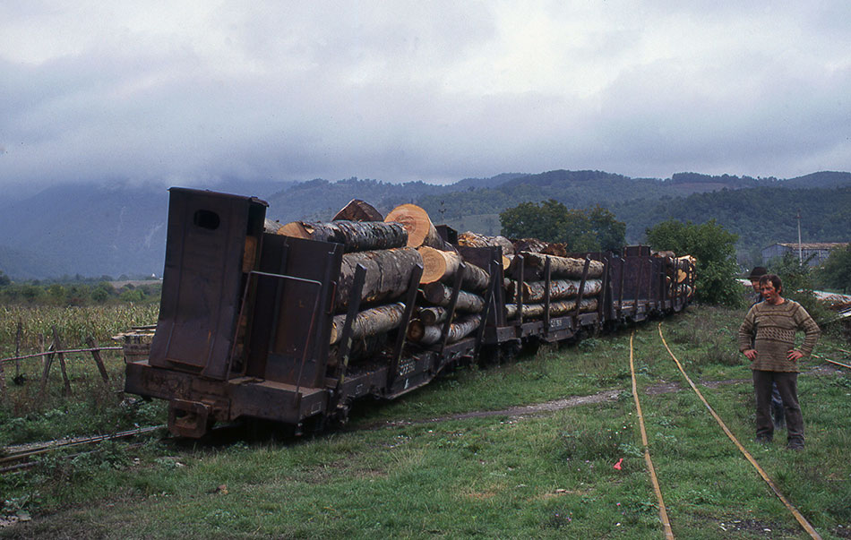 entgleister Waggon