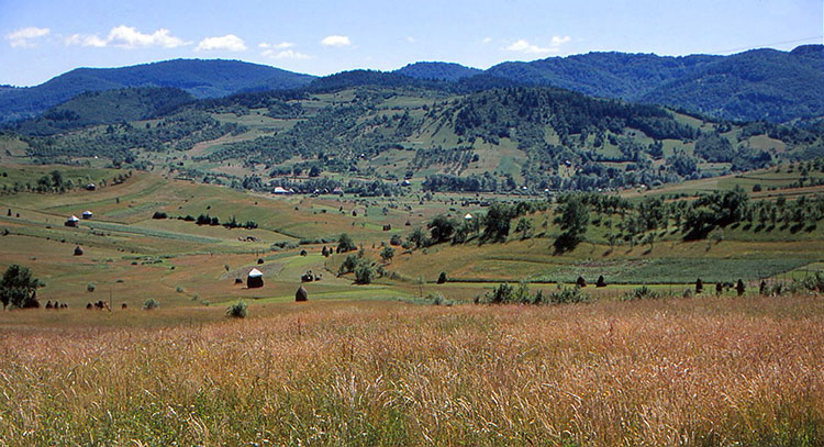 Landschaftsfoto einer Berglandschaft