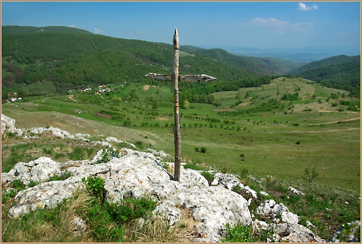 Blick von Piatra Tomii