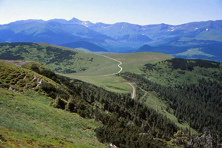 Foto von der Berglandschaft