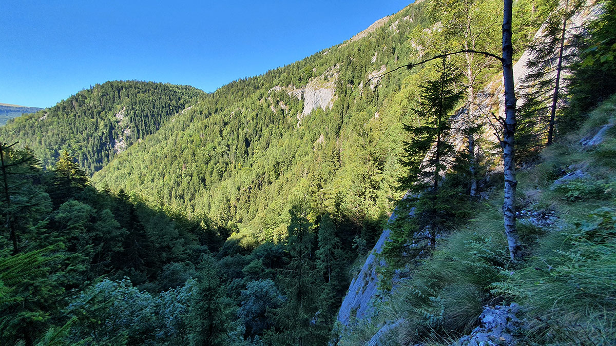 Aussichtspunkt mit blick in die Ferne