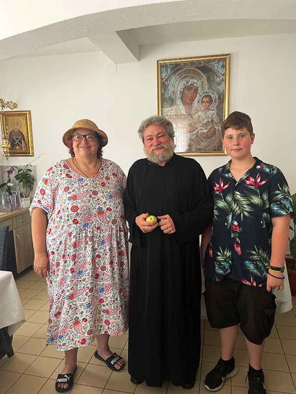 Gudrun, Mönch und Enkel