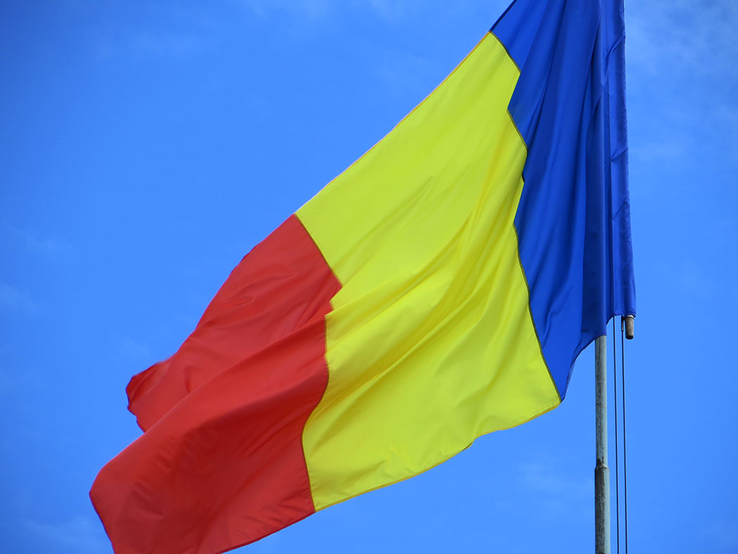 rumänische Flagge