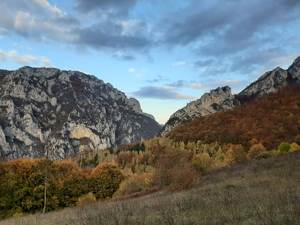 herbstliche Berglandschaft