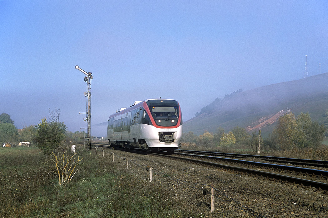 fahrender Zug