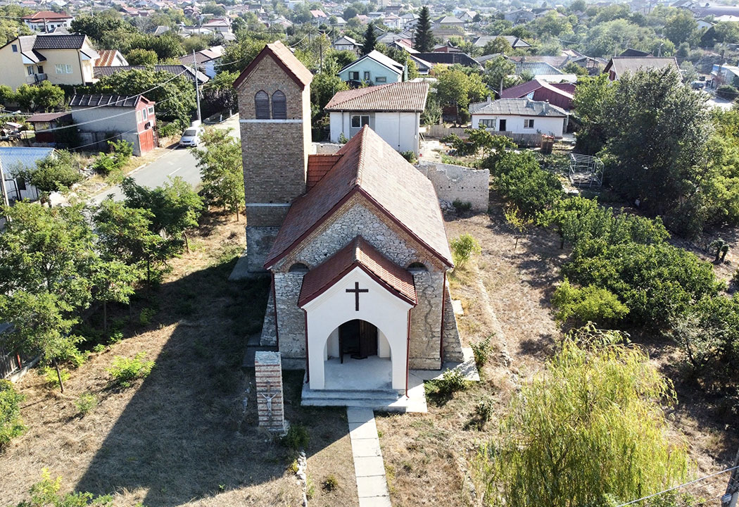 Kirche von oben