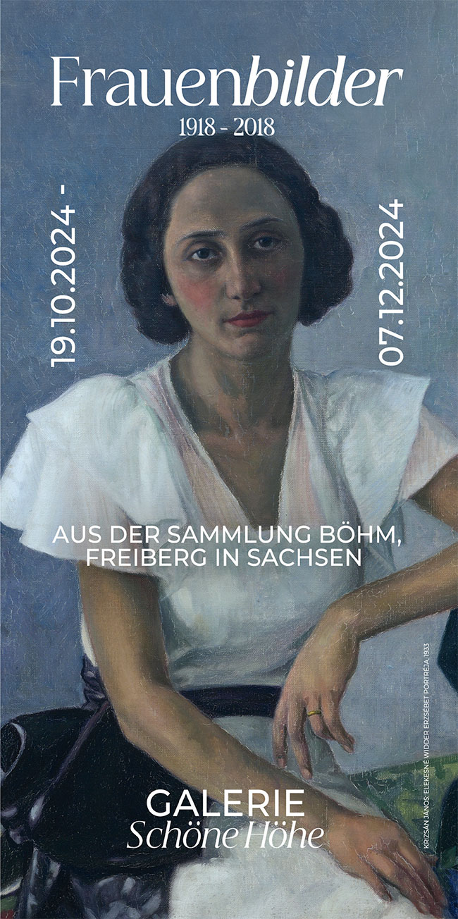 gemaltes Portrait einer sitzenden Frau