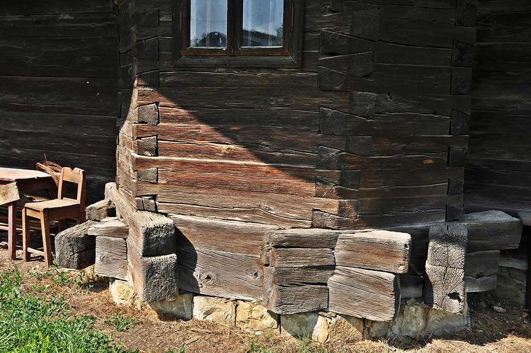 Detail Holzkirche