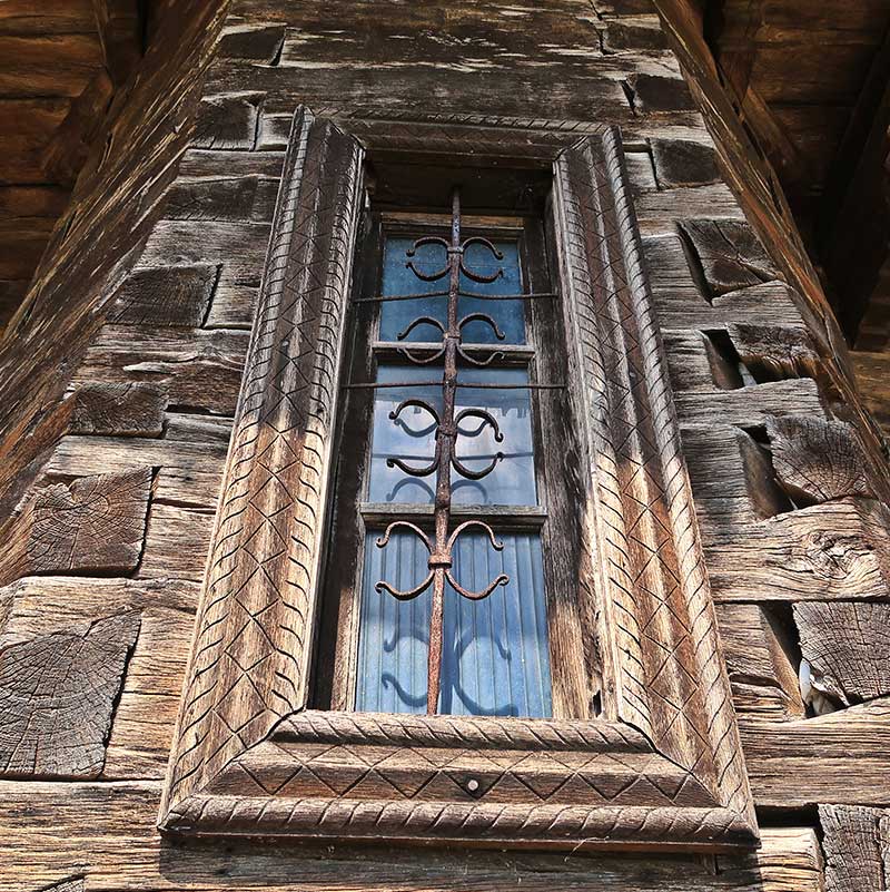 Fenster Holzkirche