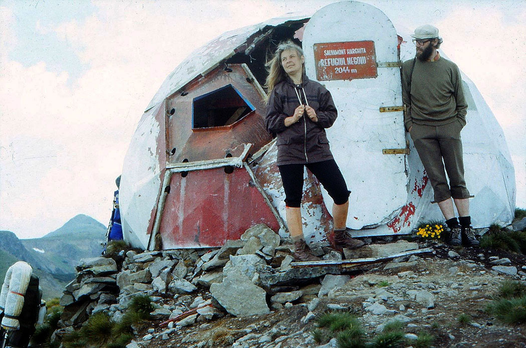 defekte Biwakhütte