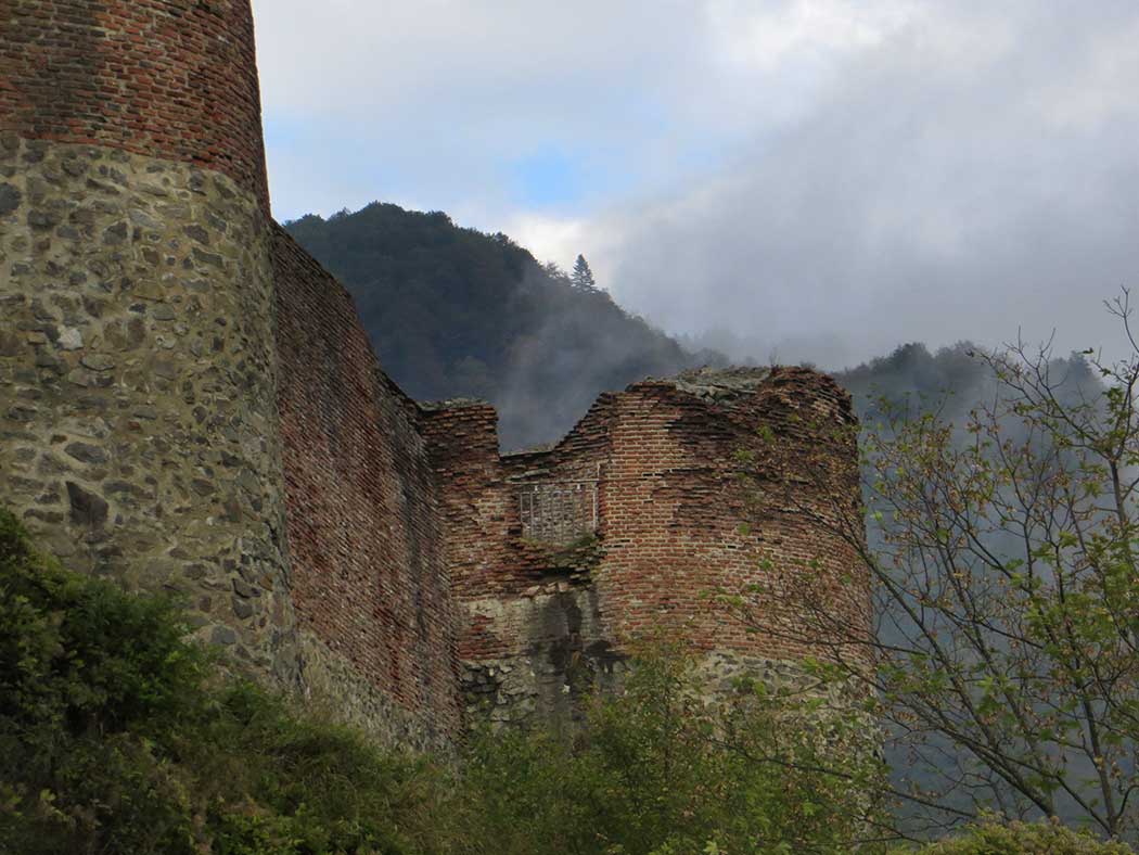 Ausblick auf Berglandschaft