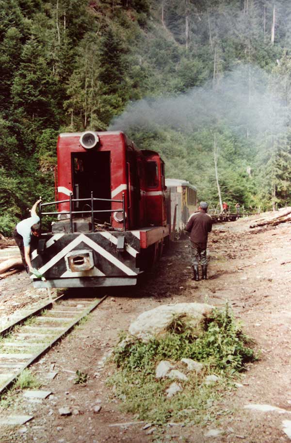 Zugfahrt durchs Wassertal