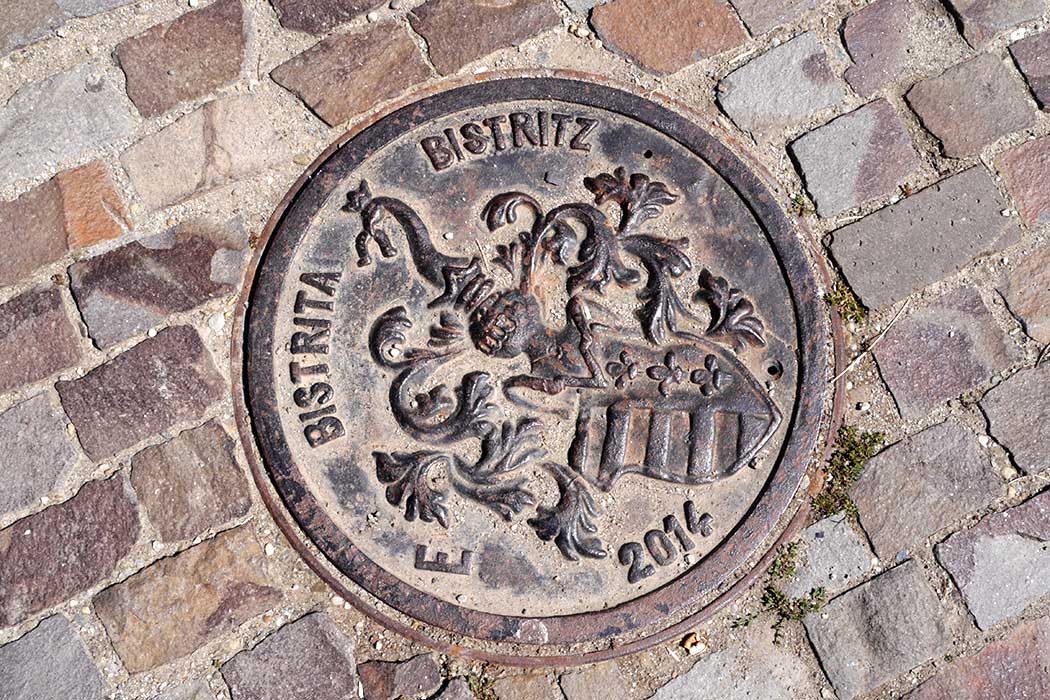 alter Kanalisationsdeckel